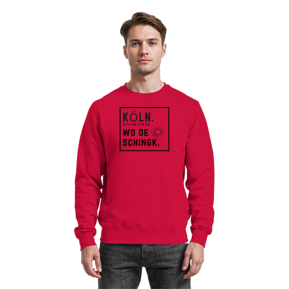 Wo de Sonn schingk - Köln Druck   - Basic Sweatshirt