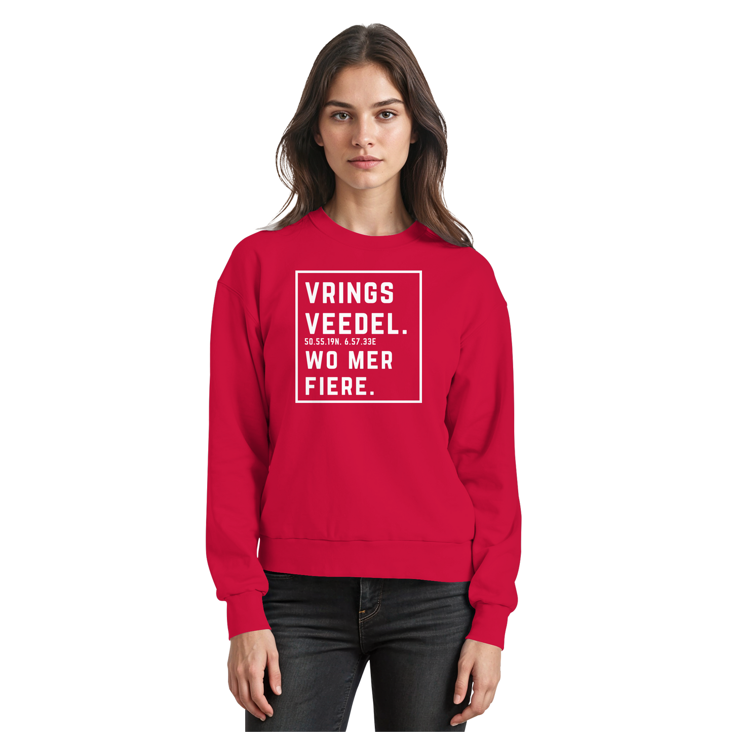Vringsveedel Fiere Druck - Basic Sweatshirt
