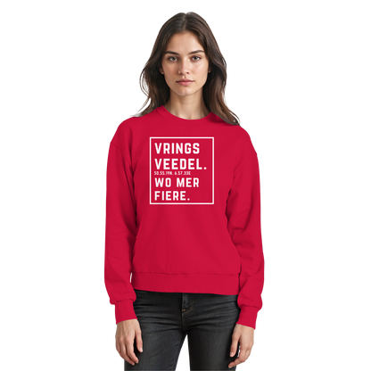Vringsveedel Fiere Druck - Basic Sweatshirt
