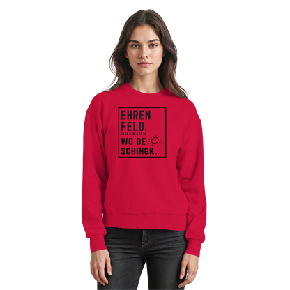 Wo de Sonn schingk - Ehrenfeld Druck  - Basic Sweatshirt