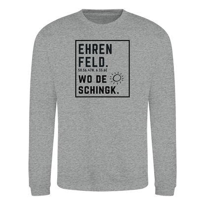 Wo de Sonn schingk - Ehrenfeld Druck  - Basic Sweatshirt