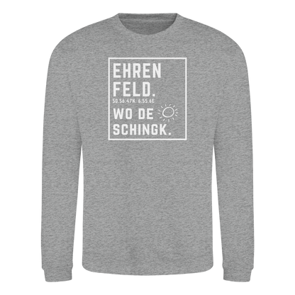 Wo de Sonn schingk - Ehrenfeld Druck - Basic Sweatshirt