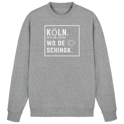 Wo de Sonn schingk - Köln Druck - Basic Sweatshirt