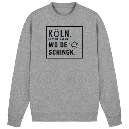 Wo de Sonn schingk - Köln Druck   - Basic Sweatshirt