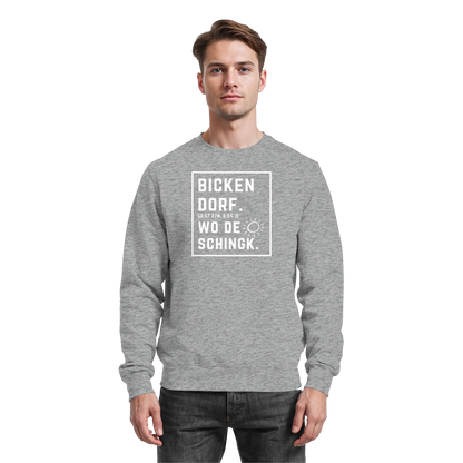 Wo de Sonn schingk - Bickendorf Druck - Basic Sweatshirt