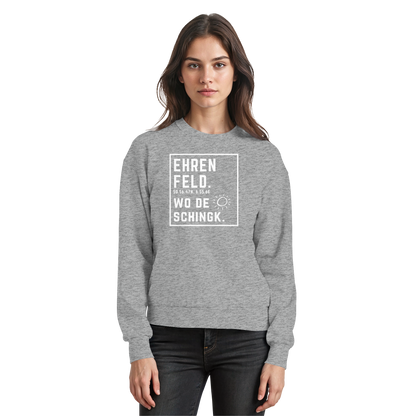 Wo de Sonn schingk - Ehrenfeld Druck - Basic Sweatshirt