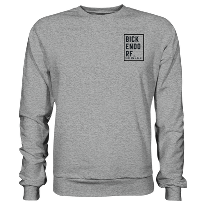 Bickendorf Koordinaten (kleiner Druck auf der Brust) - Basic Sweatshirt