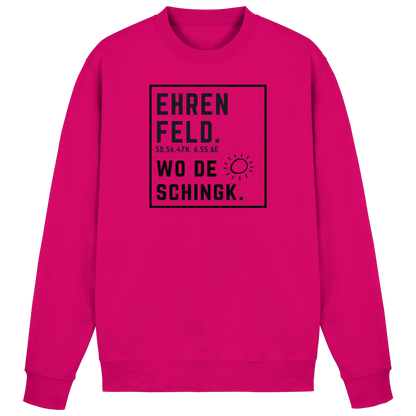 Wo de Sonn schingk - Ehrenfeld Druck  - Basic Sweatshirt
