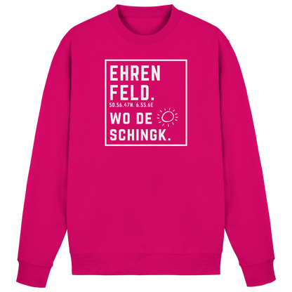 Wo de Sonn schingk - Ehrenfeld Druck - Basic Sweatshirt