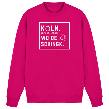 Wo de Sonn schingk - Köln Druck - Basic Sweatshirt