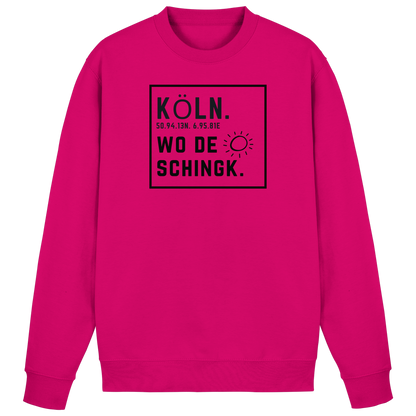 Wo de Sonn schingk - Köln Druck   - Basic Sweatshirt