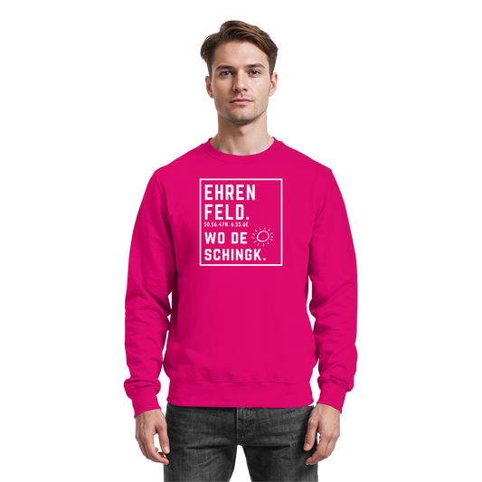 Wo de Sonn schingk - Ehrenfeld Druck - Basic Sweatshirt