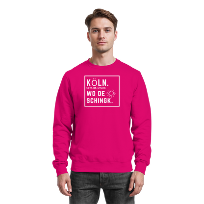 Wo de Sonn schingk - Köln Druck - Basic Sweatshirt