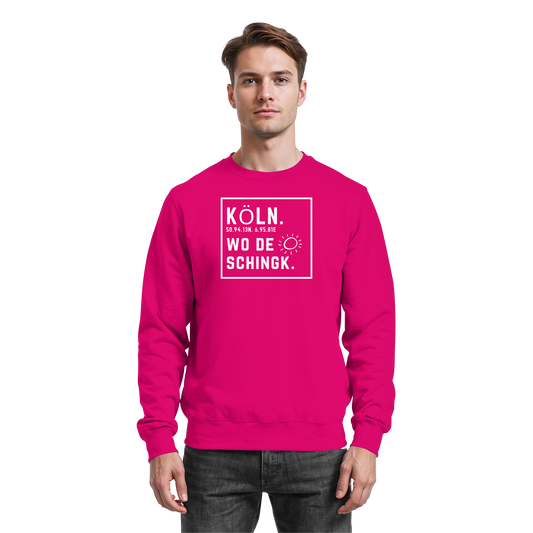 Wo de Sonn schingk - Köln Druck - Basic Sweatshirt