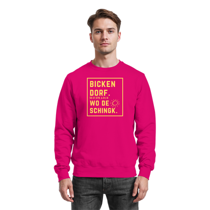 Wo de Sonn schingk - Bickendorf Druck - Basic Sweatshirt