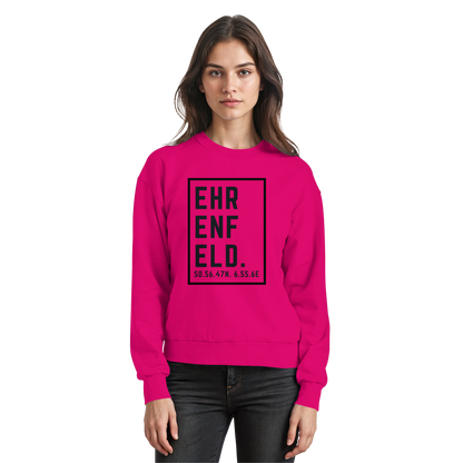 Ehrenfeld Koordinaten (großer Druck auf der Brust) - Basic Sweatshirt