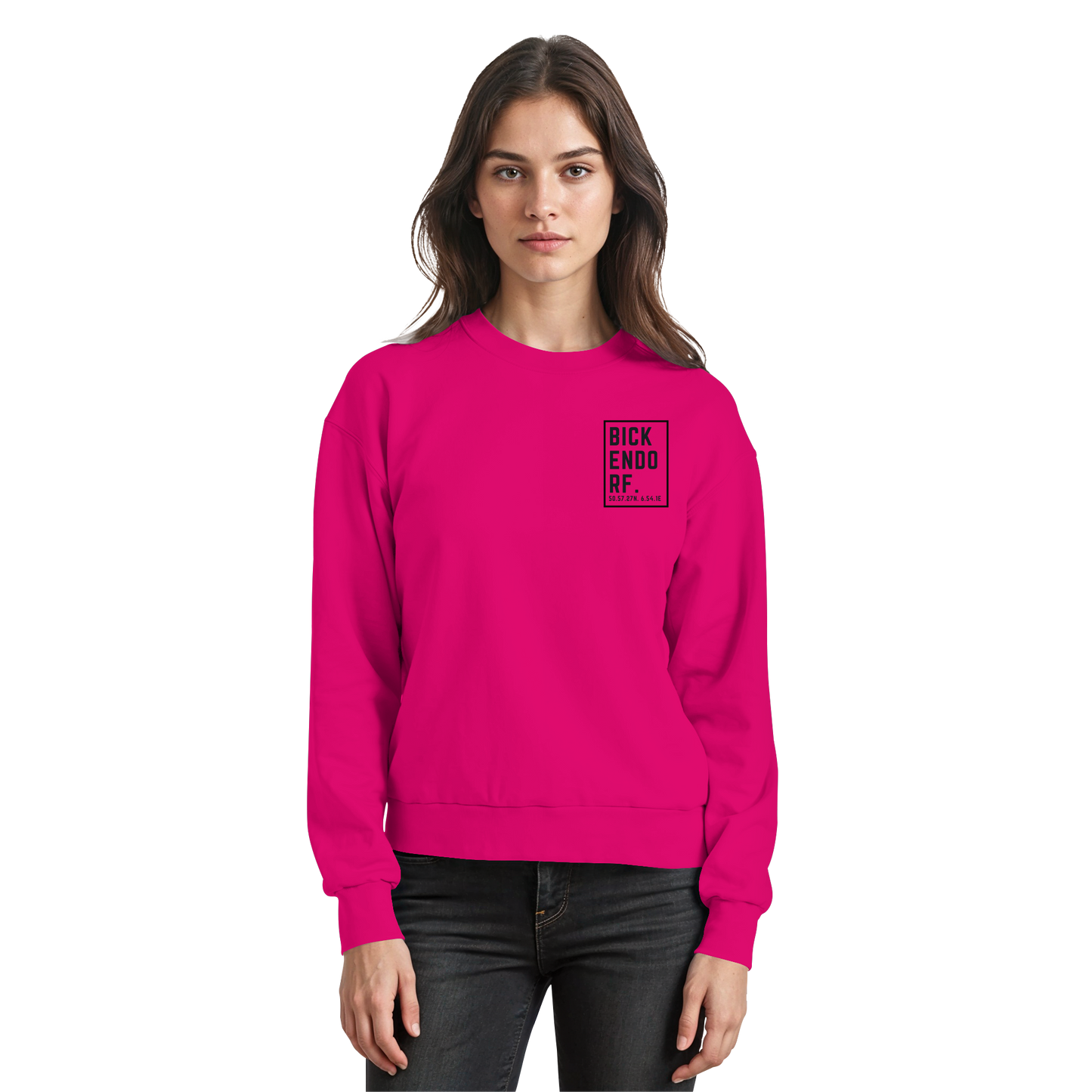 Bickendorf Koordinaten (kleiner Druck auf der Brust) - Basic Sweatshirt