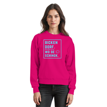 Wo de Sonn schingk - Bickendorf Druck - Basic Sweatshirt