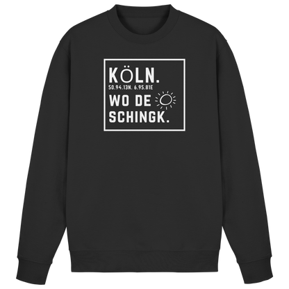Wo de Sonn schingk - Köln Druck - Basic Sweatshirt