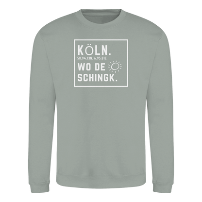 Wo de Sonn schingk - Köln Druck - Basic Sweatshirt