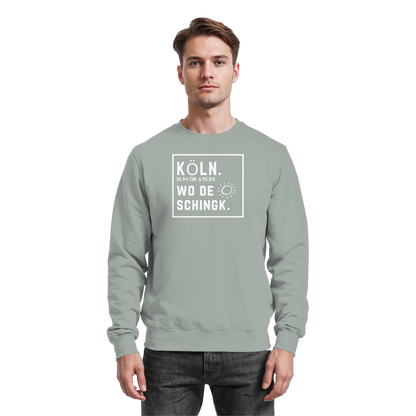 Wo de Sonn schingk - Köln Druck - Basic Sweatshirt