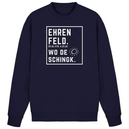 Wo de Sonn schingk - Ehrenfeld Druck - Basic Sweatshirt