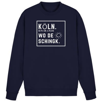 Wo de Sonn schingk - Köln Druck - Basic Sweatshirt