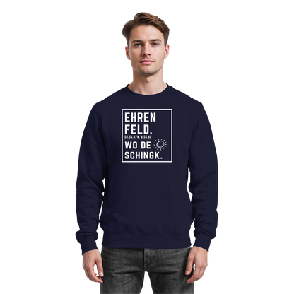 Wo de Sonn schingk - Ehrenfeld Druck - Basic Sweatshirt