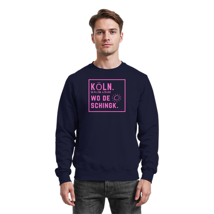 Wo de Sonn schingk - Köln Druck  - Basic Sweatshirt