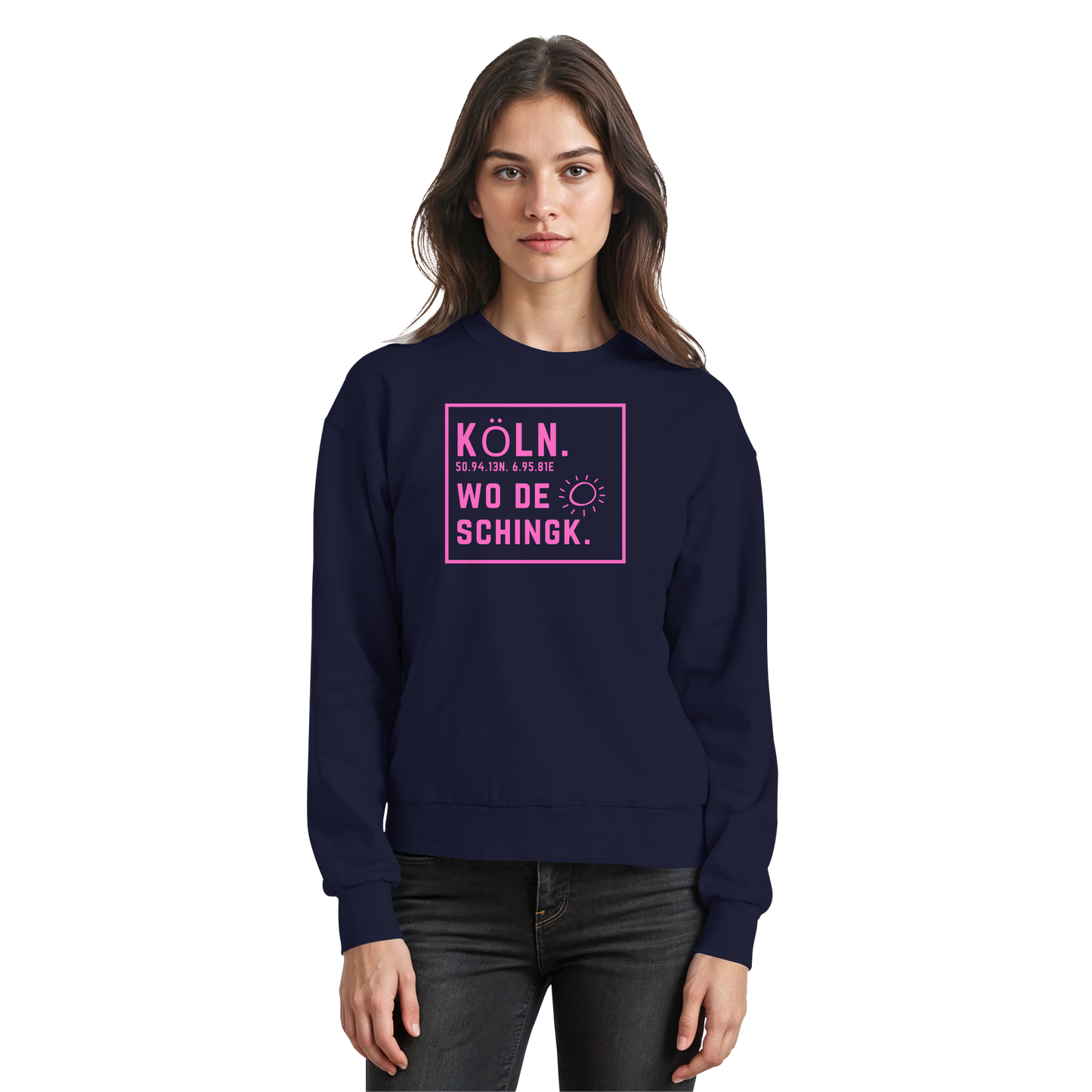 Wo de Sonn schingk - Köln Druck  - Basic Sweatshirt