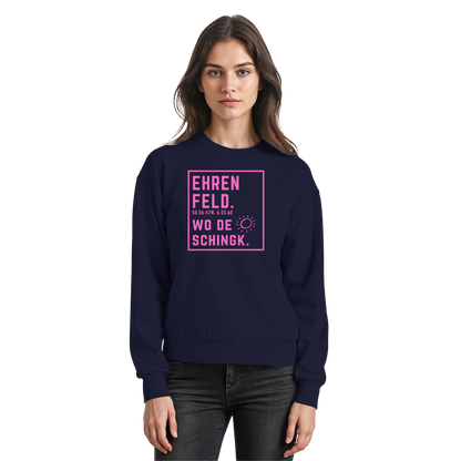 Wo de Sonn schingk - Ehrenfeld Druck   - Basic Sweatshirt