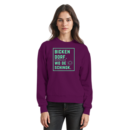 Wo de Sonn schingk - Bickendorf Druck - Basic Sweatshirt