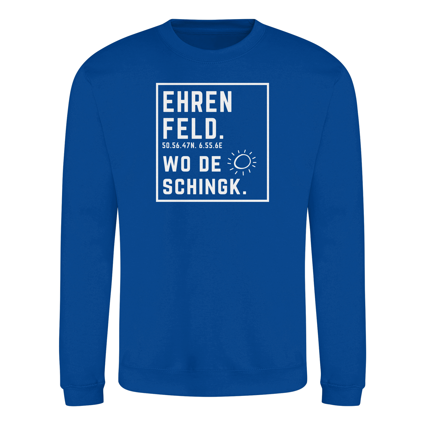 Wo de Sonn schingk - Ehrenfeld Druck - Basic Sweatshirt