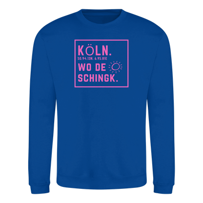 Wo de Sonn schingk - Köln Druck  - Basic Sweatshirt