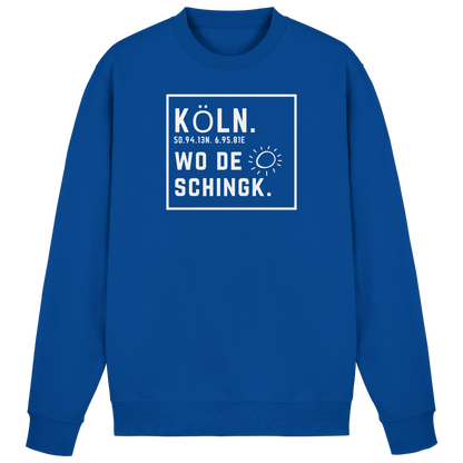 Wo de Sonn schingk - Köln Druck - Basic Sweatshirt