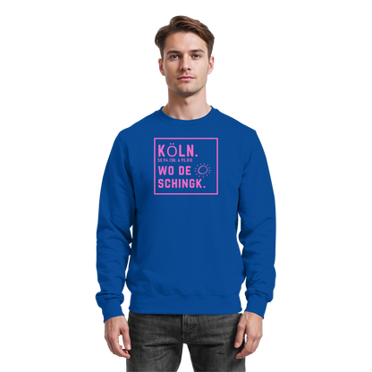 Wo de Sonn schingk - Köln Druck  - Basic Sweatshirt