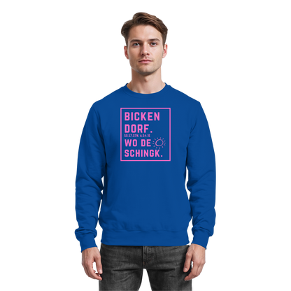 Wo de Sonn schingk - Bickendorf Druck  - Basic Sweatshirt