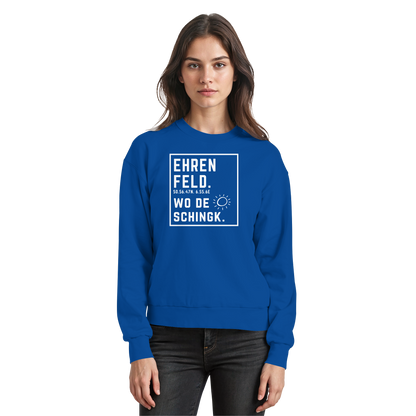 Wo de Sonn schingk - Ehrenfeld Druck - Basic Sweatshirt