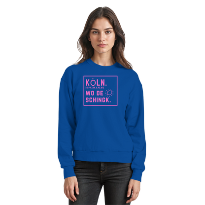 Wo de Sonn schingk - Köln Druck  - Basic Sweatshirt