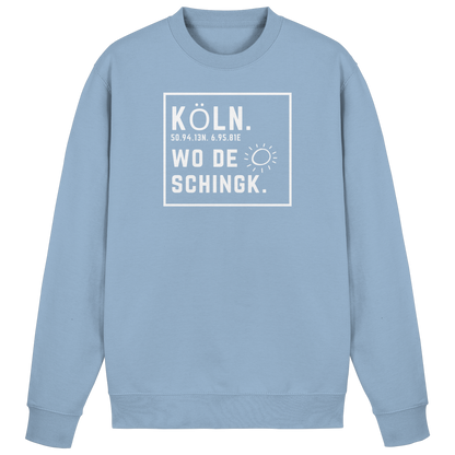 Wo de Sonn schingk - Köln Druck - Basic Sweatshirt