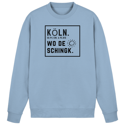 Wo de Sonn schingk - Köln Druck   - Basic Sweatshirt