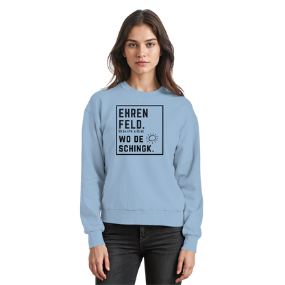 Wo de Sonn schingk - Ehrenfeld Druck  - Basic Sweatshirt