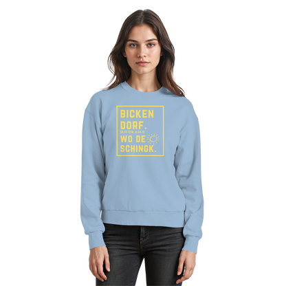 Wo de Sonn schingk - Bickendorf Druck - Basic Sweatshirt