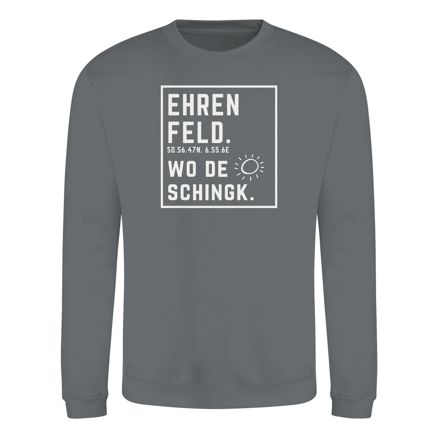 Wo de Sonn schingk - Ehrenfeld Druck - Basic Sweatshirt