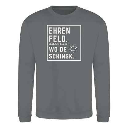 Wo de Sonn schingk - Ehrenfeld Druck - Basic Sweatshirt