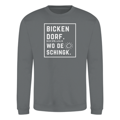 Wo de Sonn schingk - Bickendorf Druck - Basic Sweatshirt