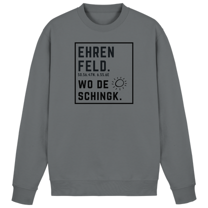 Wo de Sonn schingk - Ehrenfeld Druck  - Basic Sweatshirt