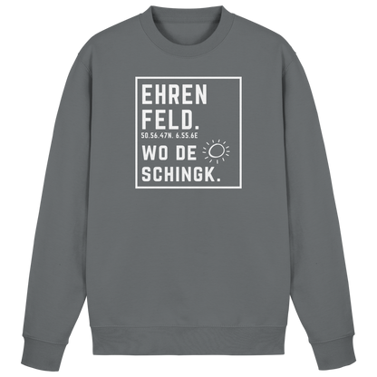 Wo de Sonn schingk - Ehrenfeld Druck - Basic Sweatshirt