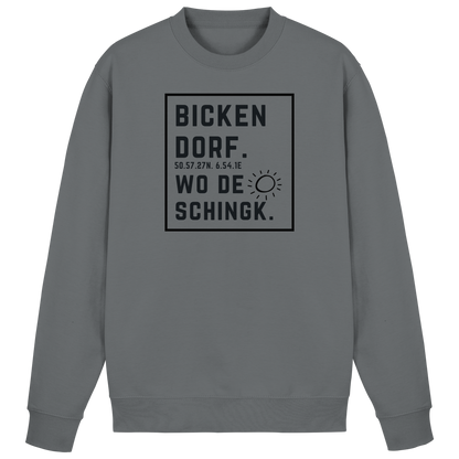 Wo de Sonn schingk - Bickendorf Druck  - Basic Sweatshirt