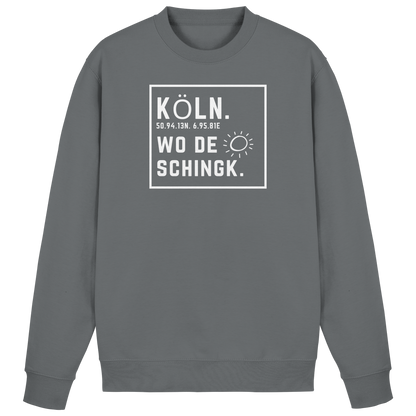 Wo de Sonn schingk - Köln Druck - Basic Sweatshirt